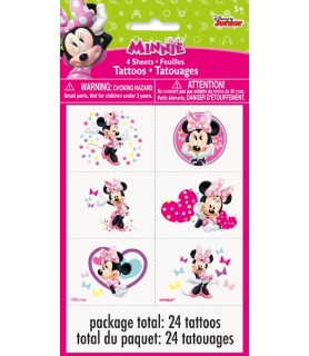 Minnie Mouse 'Minnie's Bow-Toons' Temporary Tattoos (4 sheets)