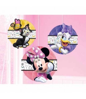 Minnie Mouse 'Happy Helpers' Honeycomb Decorations (3pc)