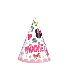 Minnie Mouse 'Iconic' Cone Hats (8ct)