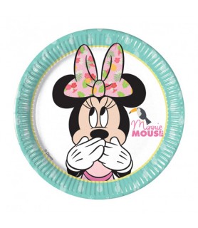 Minnie Mouse 'Tropical' Small Paper Plates (8ct)