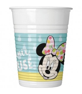 Minnie Mouse 'Tropical' 7oz Plastic Cups (8ct)