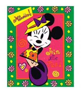 Minnie Mouse Vintage 'About Town' Invitations w/ Envelopes (8ct)