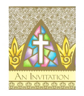 Religious 'Believe' Invitations w/ Envelopes (8ct)