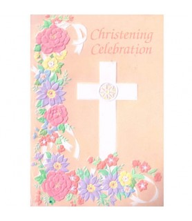 Religious 'Christening Celebration' Invitations w/ Envelopes (8ct)