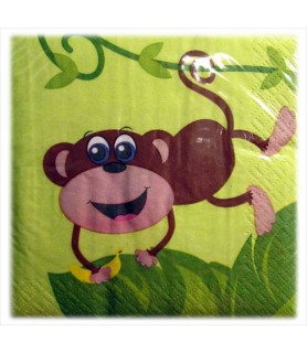 Monkey Jungle Small Napkins (20ct)