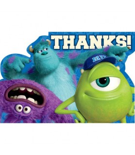 Monsters University Inc. Thank You Note Set w/ Envelopes (8ct)