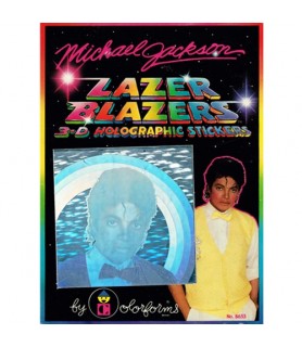 Michael Jackson Vintage 1984 Holographic Sticker (1ct)