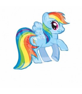 My Little Pony Rainbow Dash Supershape Foil Mylar Balloon (1ct)