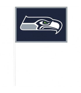 NFL Seattle Seahawks Plastic Flags / Favors (12ct)