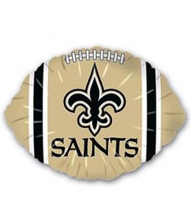 NFL New Orleans Saints Football Shaped Foil Mylar Balloon (1ct)