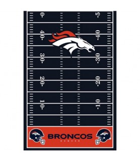 NFL Denver Broncos Plastic Table Cover (1ct)