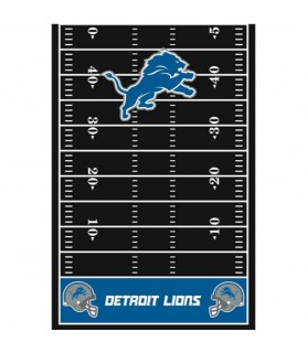NFL Detroit Lions Plastic Table Cover (1ct)