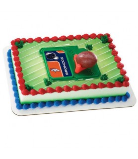 NFL Denver Broncos Cake Topper Set (3pc)