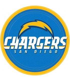 NFL Los Angeles Chargers Large Paper Plates (8ct)