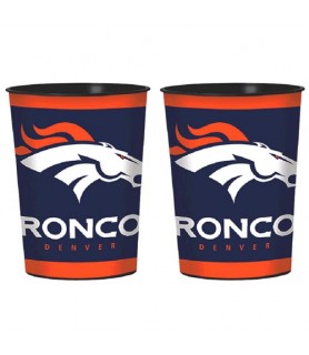 NFL Denver Broncos Reusable Keepsake Cups (2ct)