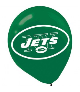 NFL New York Jets Latex Balloons (6ct)