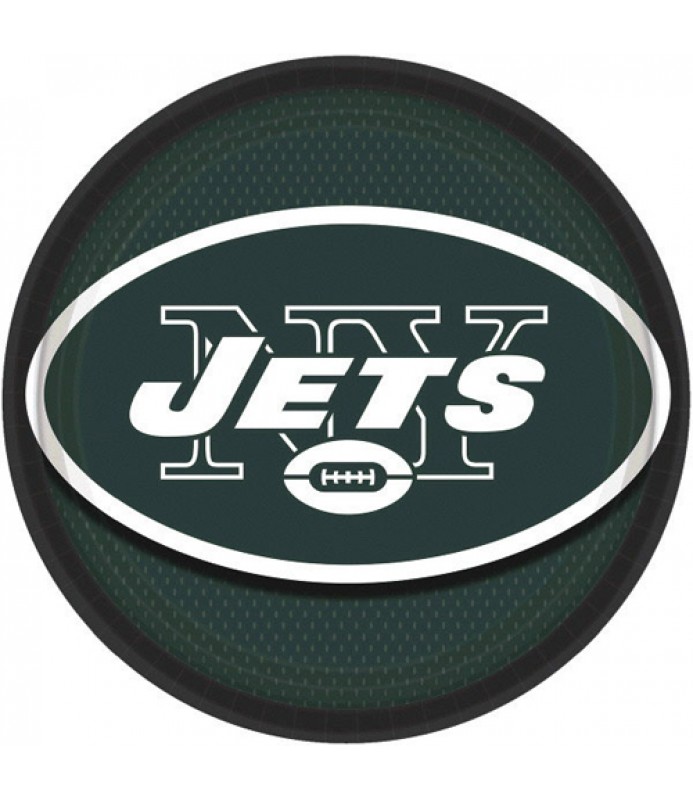 Nfl New York Jets Paper Plate And Napkin Party Kit