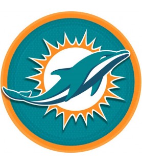 NFL Miami Dolphins Large Paper Plates (8ct)