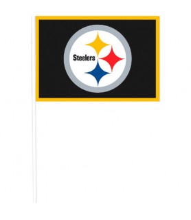 NFL Pittsburgh Steelers Plastic Flags / Favors (12ct)