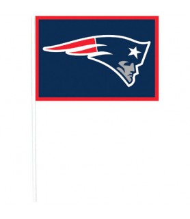 NFL New England Patriots Plastic Flags / Favors (12ct)