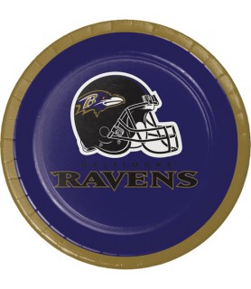 NFL Baltimore Ravens Small Paper Plates (8ct)