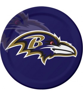 NFL Baltimore Ravens Large Paper Plates (8ct)*