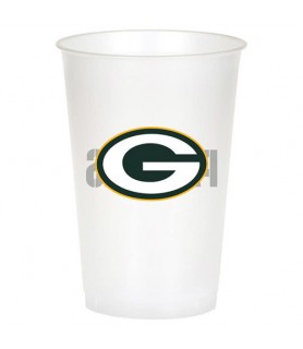 NFL Green Bay Packers 20oz Plastic Cups (8ct)