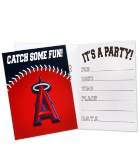 MLB Los Angeles Angels Invitations w/ Envelopes (8ct)
