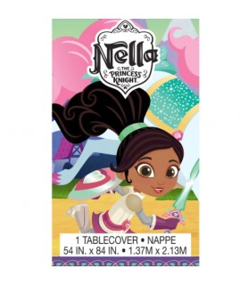 Nella the Princess Knight Plastic Table Cover (1ct)