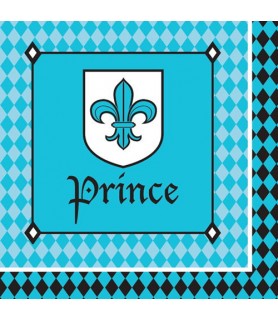 1st Birthday 'Royal Prince' Lunch Napkins (18ct)