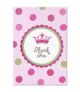 New Little Princess Thank You Notes w/ Env. (8ct)