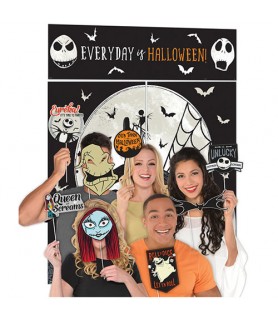 Nightmare Before Christmas 'Jack Skellington' Wall Poster Decorating Kit w/ Photo Props (17pc)