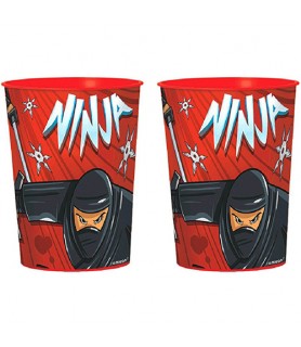 Happy Birthday 'Ninja' Reusable Keepsake Cups (2ct)