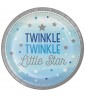 1st Birthday 'One Little Star Boy' Large Paper Plates (8ct)