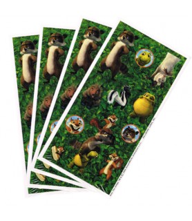 Over The Hedge Stickers (4 sheets)