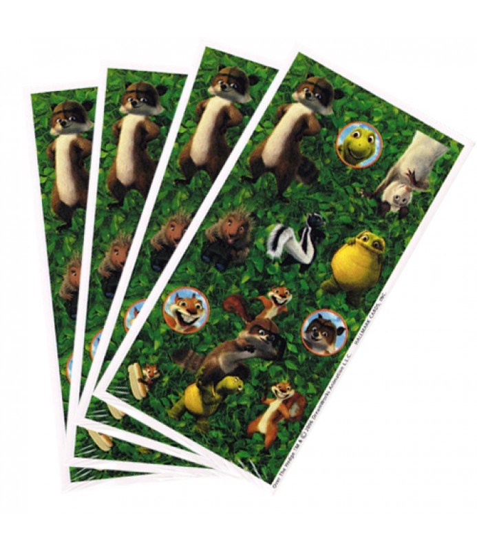 Over The Hedge Stickers (4 sheets)