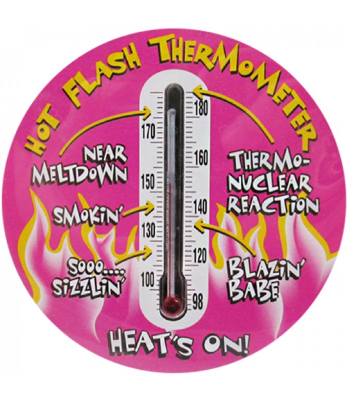 Over the Hill 'Outrageous Lady' Hot Flash Thermometer (1ct)