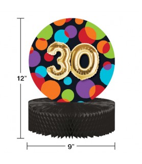 Over the Hill 30th Birthday Honeycomb Centerpiece (1ct)
