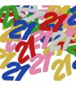 Happy Birthday 21st Birthday Foil Confetti (1ct)