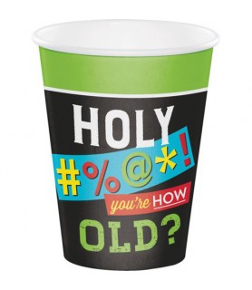 Over the Hill 'You're Old!' 12oz Paper Cups (8ct)