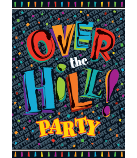 Over the Hill Invitations w/ Envelopes (8ct)