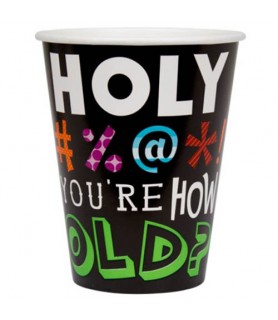 Over the Hill 'You're HOW Old?' 12oz Paper Cups (8ct)
