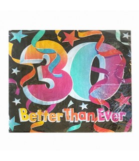 Birthday 'Better Than Ever' 30th Birthday Lunch Napkins (36ct)