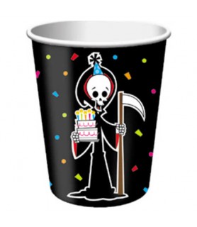 Over the Hill 'Grim Reaper' 9oz Paper Cups (8ct)