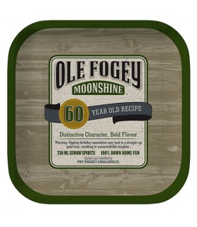 Over the Hill 'Ole Fogey' 60th Birthday Small Paper Plates (8ct)