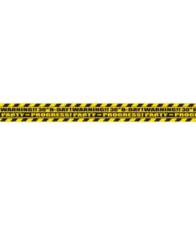 Over the Hill 30th Birthday Novelty Caution Tape (45ft)