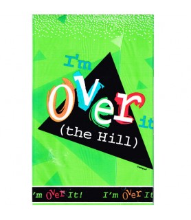 Over the Hill 'Over It' Plastic Table Cover (1ct)