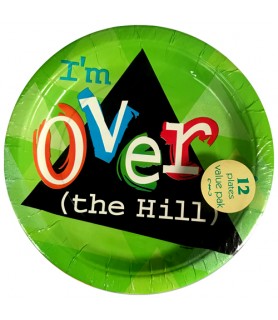 Over the Hill 'Over It' Large Paper Plates (12ct)