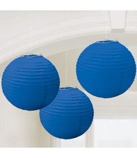 Royal Blue Paper Lanterns (3ct)
