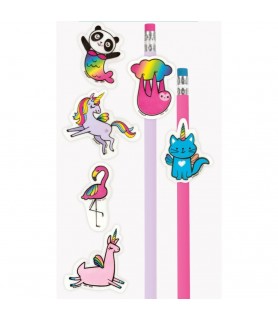 Cute Animal Pencil Toppers / Favors (6ct)